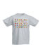 Kinder T-Shirt Tralala Super Mario Nintendo Spiele Helden Grau