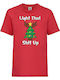 Tricou Copii Tralala Light That Sh*t Up Roșu