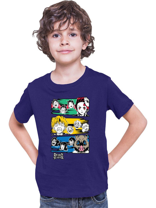 Tricou pentru copii Demon Slayer Kimetsu No Yai...