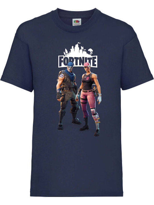 Kid T-shirt Epic Games Tralala Battle Royale Fortnite 8 Navy