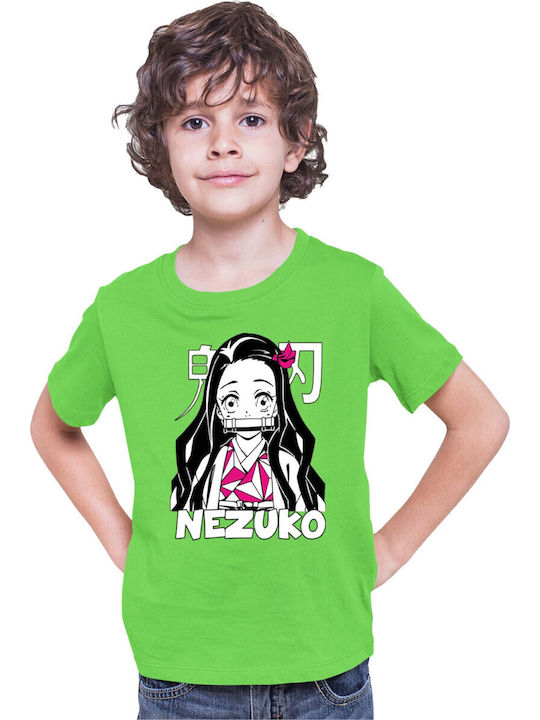 Kinder T-Shirt Demon Slayer Kimetsu No Yaiba Tr...