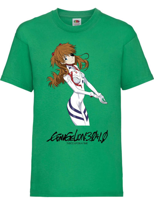 Kinder T-Shirt Tralala Evangelion Asuka Langley...