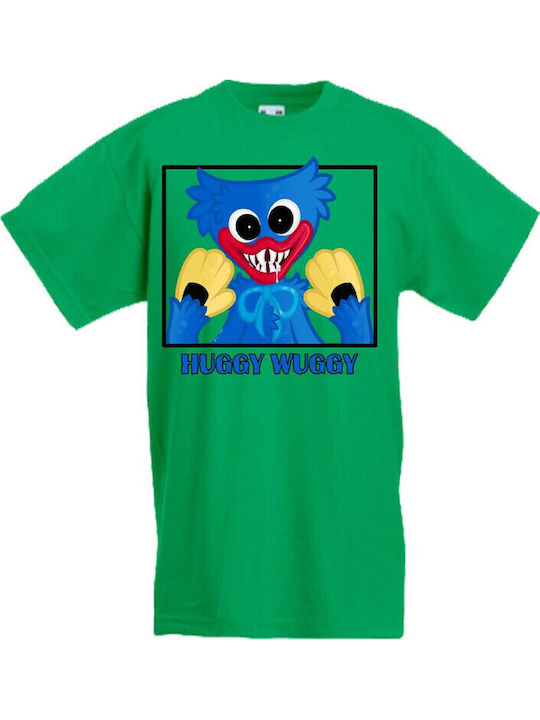 Tricou pentru copii Poppy Playtime Tralala Verde