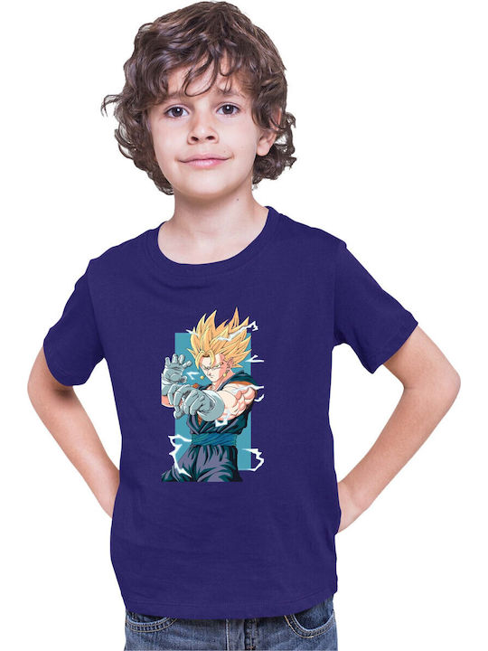 Kid T-shirt Dragon Ball Z Tralala Gogeta Navy