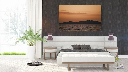 Πίνακας Sunset Over Mountains Sea Ηλιοβασίλεμα Πάνω Βουνά Θάλασσα 170x115