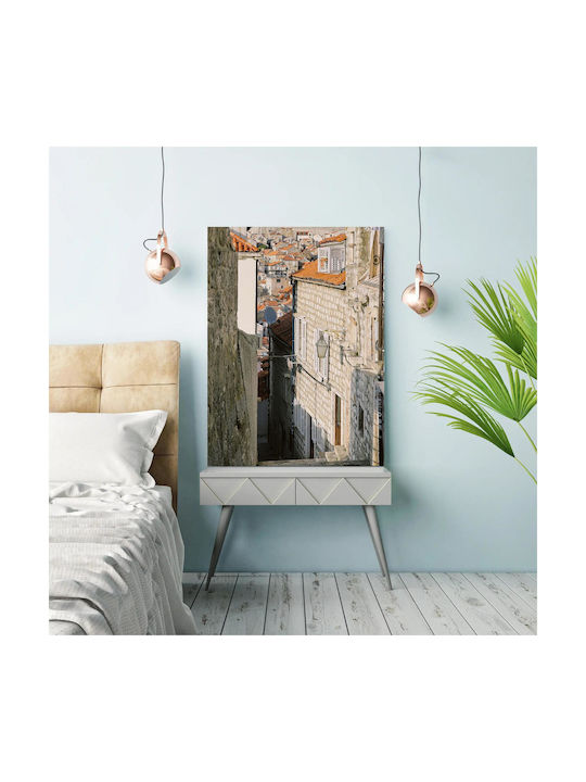 Painting Narrow Alleyway In A Historic City 100...
