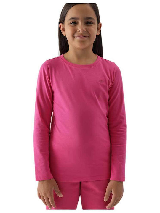 4F Kids' Shirt Long Sleeve Fuchsia