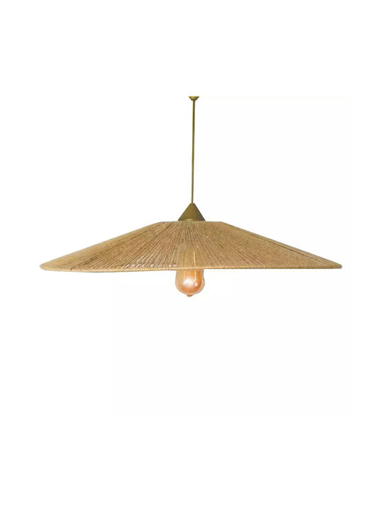 Klikareto Pendant Light with Rope for Socket E27 40x40cm