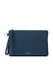 Blaue Damen-Clutch