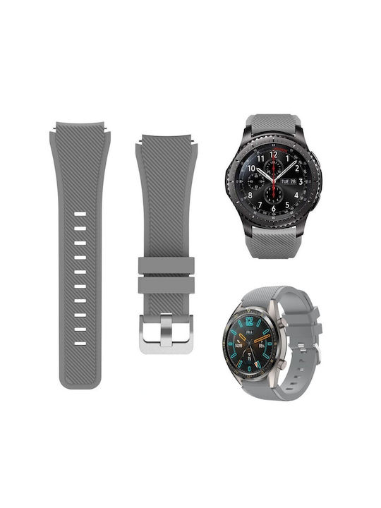 Beste Zubehör Silikonarmband Grau Huawei Watch 5 5 Pro 46mm Watch 4 4 Pro 46mm Watch 3
