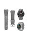 Beste Zubehör Silikonarmband Grau Huawei Watch 5 5 Pro 46mm Watch 4 4 Pro 46mm Watch 3