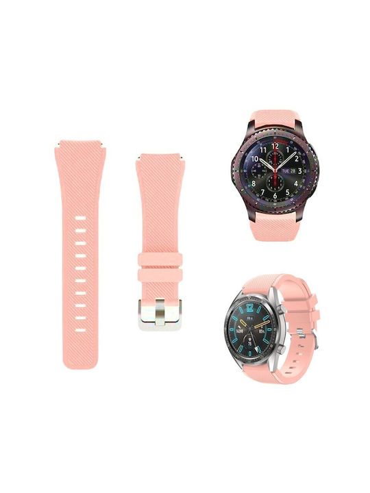 Най-добри аксесоари силиконова каишка светло розова Huawei Watch 5 5 Pro 46mm Watch 4 4 Pro 46mm Watc