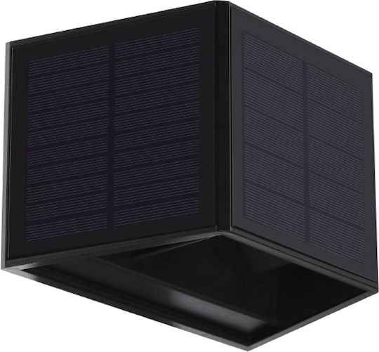 Elmark El1321 Wall Mounted Solar Light 2.7W 40lm with Warm White Light 3000K IP54 10x15.5x9.7cm