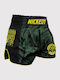 Wicked1 Men's Kick/Thai Boxing Shorts Green
