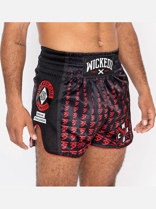 Wicked1 Shorts Kick/Thai-Boxen Rot