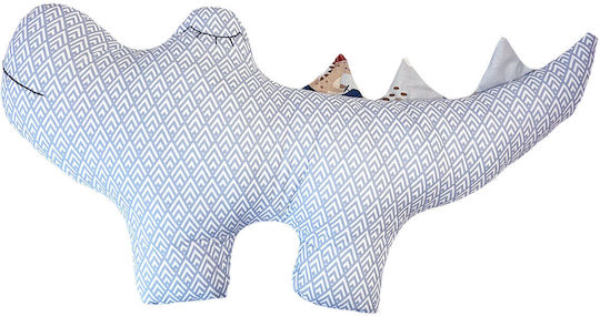 Bunny Bebe Handmade Pernă Decorativă pentru Pătuț Crocodil Albastru deschis Crocodile