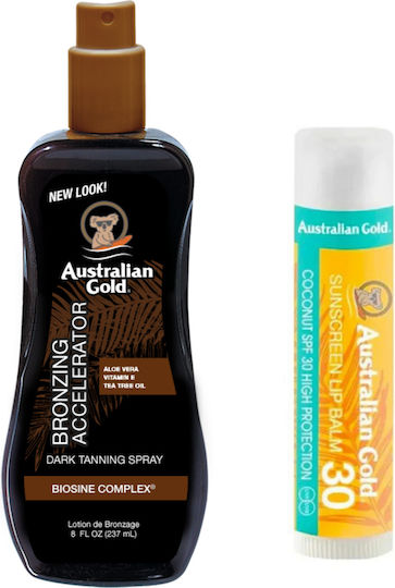 Australian Gold Spray Accelerator + Protective Lip Balm