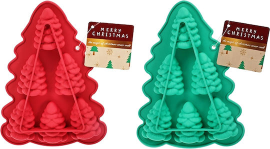Süßigkeiten Pfanne/Form Weihnachtsbäume 2 Stück