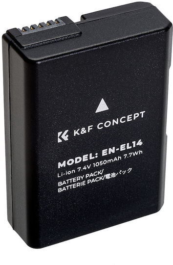 Батерия K&f Concept En-el14 1050mAh Type-c Бързо Зареждане Съвместима с Nikon Kf28.0020v1