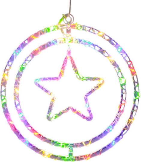 Crăciunesti Decorative Stele Plastice Transparent 3x3x3buc 2buc