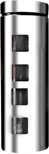 Metallisches Pufo Geschmack Lebensmittelglas Zucker Kaffee Tee Gewürze mit Deckel 1,8l