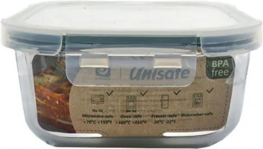Uniglass Glass Lunch Box 800ml