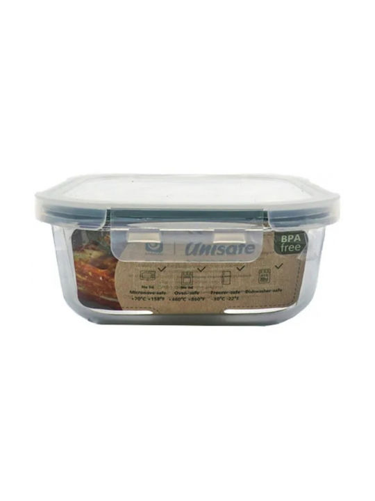 Uniglass Lunchbox Glas Transparent 500ml 1Stück