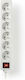 Nedis Power Extension Socket Angled 6x Socket Switch White 1.5m