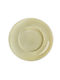 Elegante Glas Servierplatte Pufo Luxusdesserts Vorspeisen 31 cm Gold