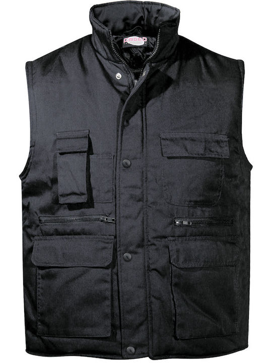 Fageo Men's Safety Vest Black