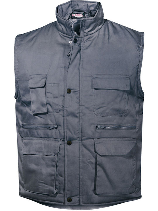 Fageo Men's Safety Vest Gray