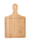 Bamboo Wood Serving Platter Handle Food Appetizers Pizza 32 X 20 Cm Brown