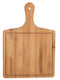 Plăci de Servire din Lemn Bamboo cu Mâner pentru Mâncare Aperitive Pizza 36 x 24 cm Maro