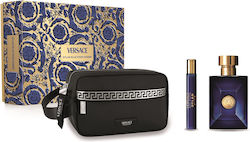 Versace Dylan Мъжки Комплект с Eau de Toilette 3бр Versace Dylan Мъжки Комплект с Eau de Toilette 3бр