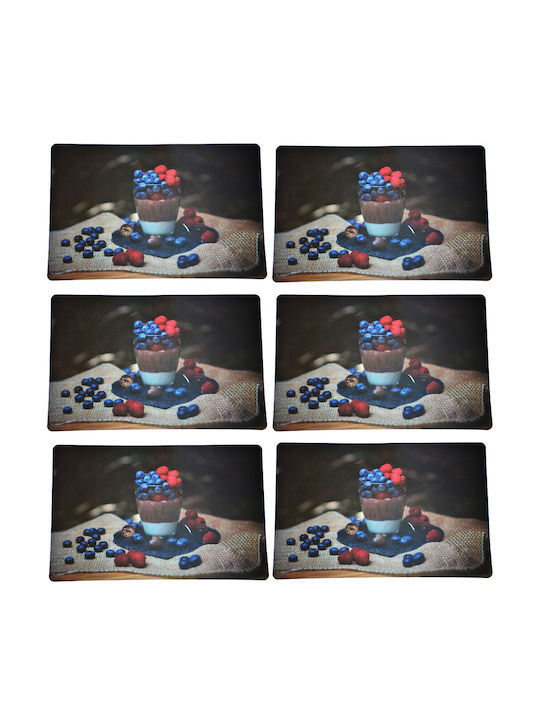 Plate Support Set Serving Meals Pufo Pleasure Dessert Model 6 Pieces