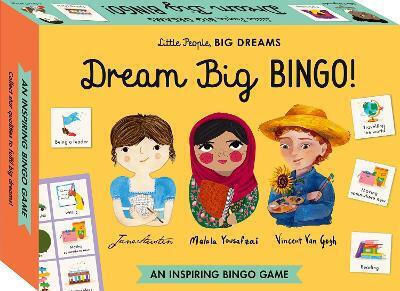 Little People Dreams Dream Bingo An Inspiring Bingo Game Maria Isabel Sanchez Vegara Kaddo 0926