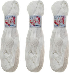 Petalouda Knitting Yarn White 125gr