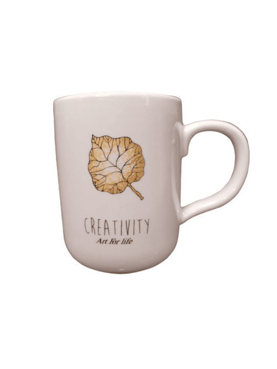 Romvous Mug from Porcelain White 420ml