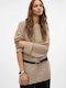 Vero Moda Women's Long Sleeve Sweater Beige