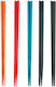 Set 5 Paare Puffy Farben Fiberglas Essstäbchen Sushi 24 Cm