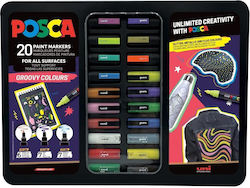 Uni-Ball Art Acrylic Markers 1.1mm Set of 20 Pieces Uni-Ball Art Acrylic Markers 1.1mm Set of 20 Pieces