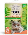 Perfect Care Plant-Based Cat Litter Tofu Unscented 14lt