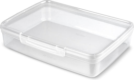 Recipient dreptunghiular pentru depozitare alimente 4.4l Snap Box Transparent
