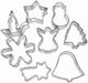 Gingerbread Cookie Cutter Set 8 Pcs In A Metal Ring