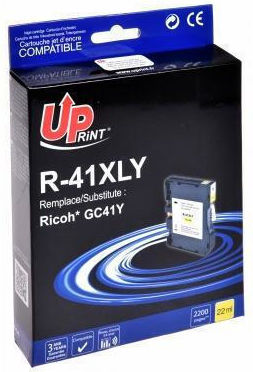 Гел мастило Uprint GC41M Ricoh 336ml 2500 копия 405764 жълто