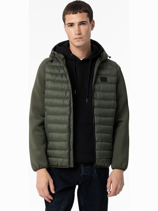 Jacket Puffer Windproof Khaki