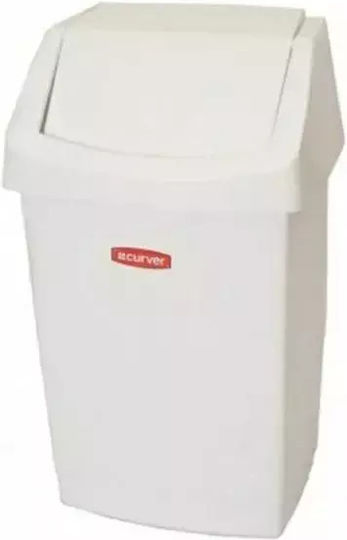 Click-it Waste Bin 9l 22.9x18.9x38.1cm White