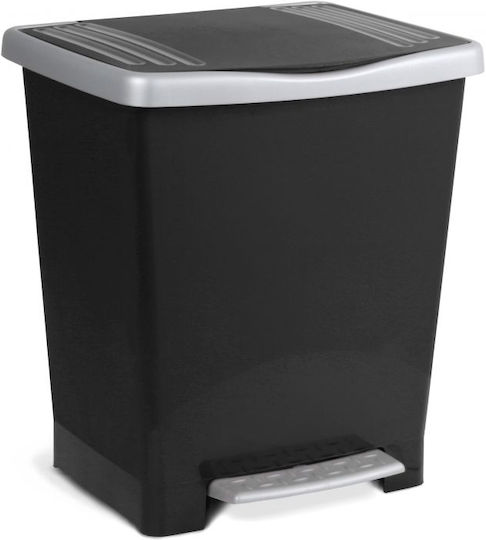 Millennium 23L Black Pedal Waste Bin Millennium 23L Black Pedal Waste Bin