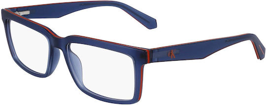 Calvin Klein Männlich Kunststoff Brillenrahmen Blau CKJ23612 400