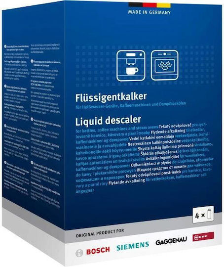 Комплект Bosch от Bavariapool 00312012 4x 250ml Бързо и ефективно премахва варовикови отлагания, биоразградим